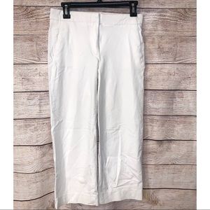 J.Crew - Women’s | size 0 | White Capri Pants
